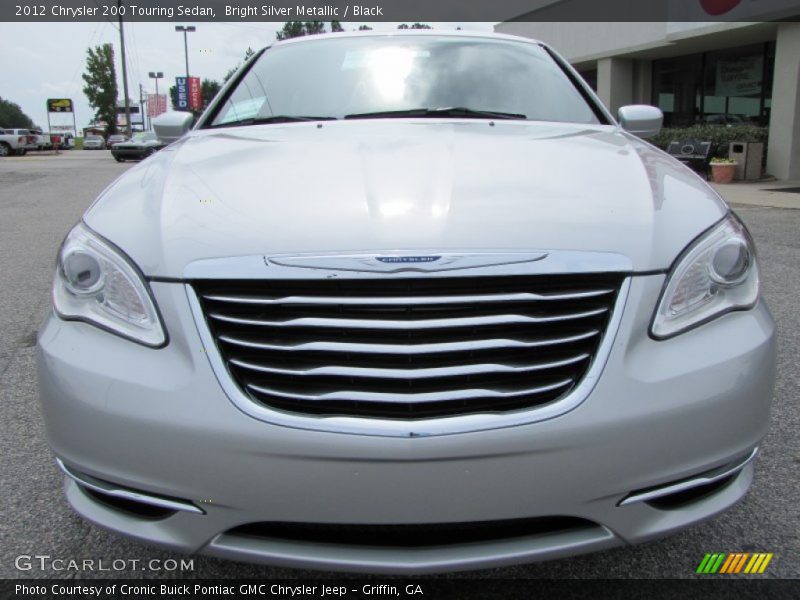 Bright Silver Metallic / Black 2012 Chrysler 200 Touring Sedan