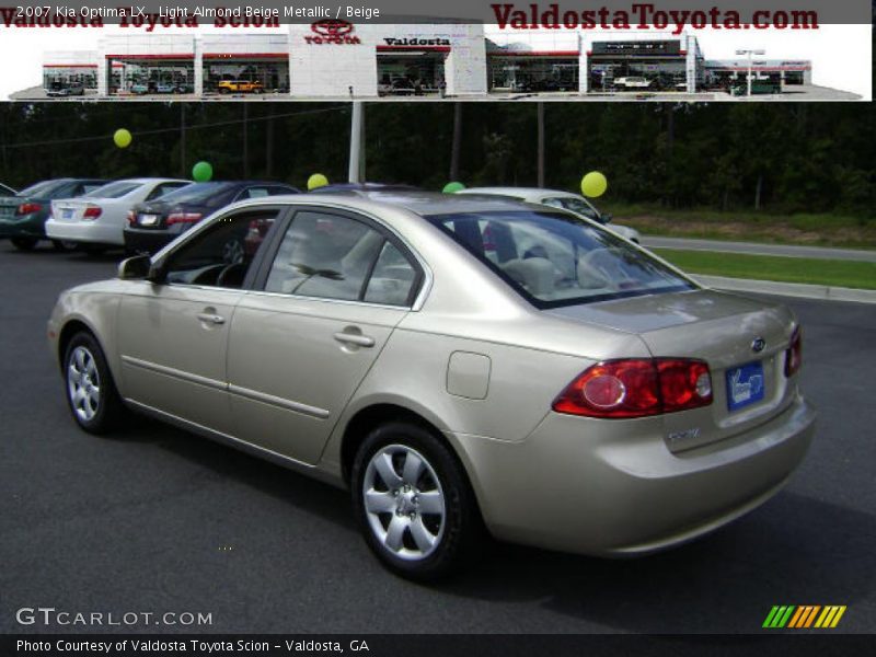 Light Almond Beige Metallic / Beige 2007 Kia Optima LX