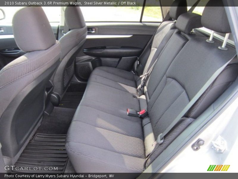 Steel Silver Metallic / Off Black 2010 Subaru Outback 3.6R Premium Wagon