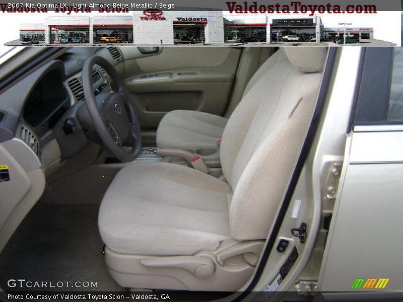 Light Almond Beige Metallic / Beige 2007 Kia Optima LX