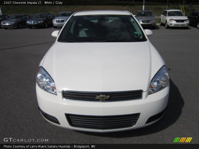 White / Gray 2007 Chevrolet Impala LT