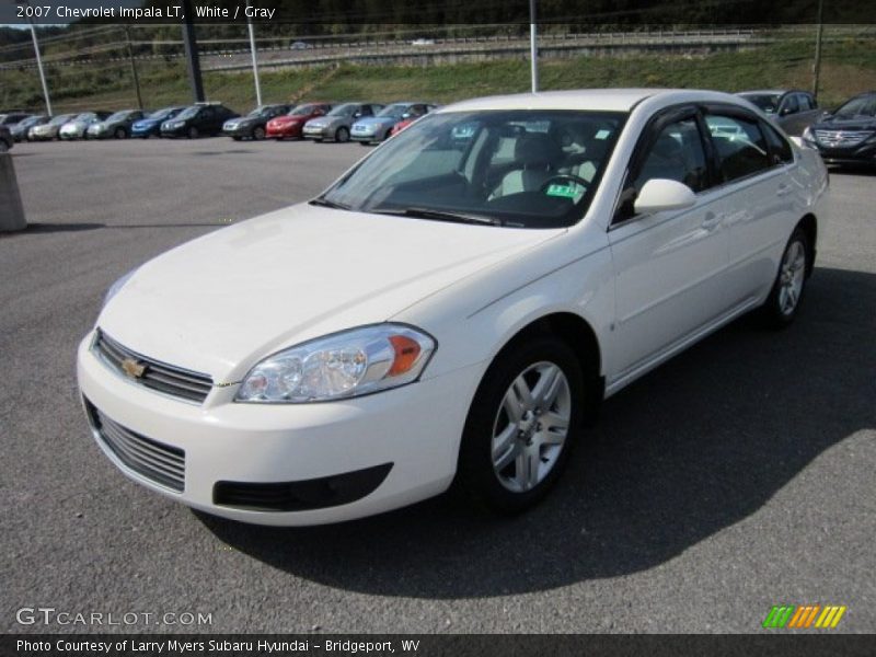 White / Gray 2007 Chevrolet Impala LT