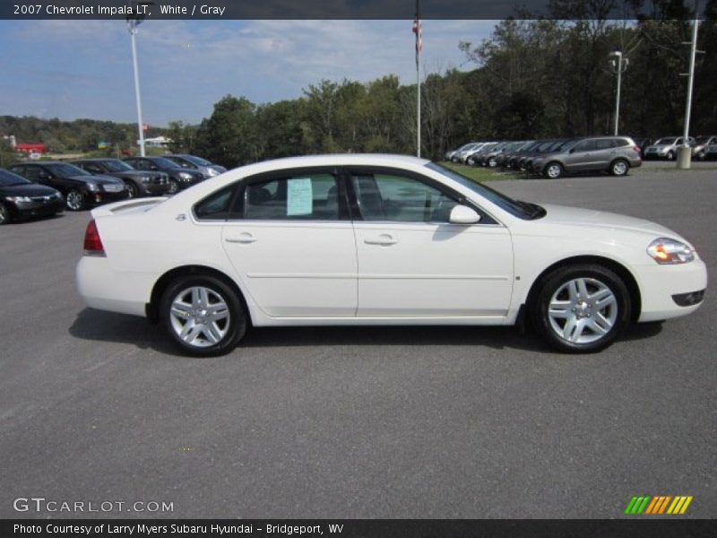 White / Gray 2007 Chevrolet Impala LT