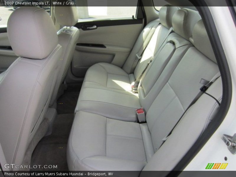 White / Gray 2007 Chevrolet Impala LT
