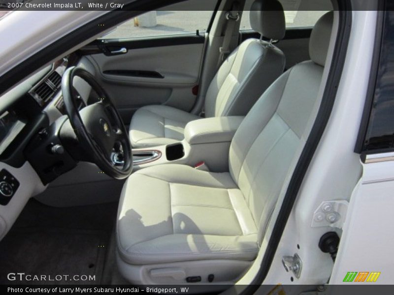 White / Gray 2007 Chevrolet Impala LT