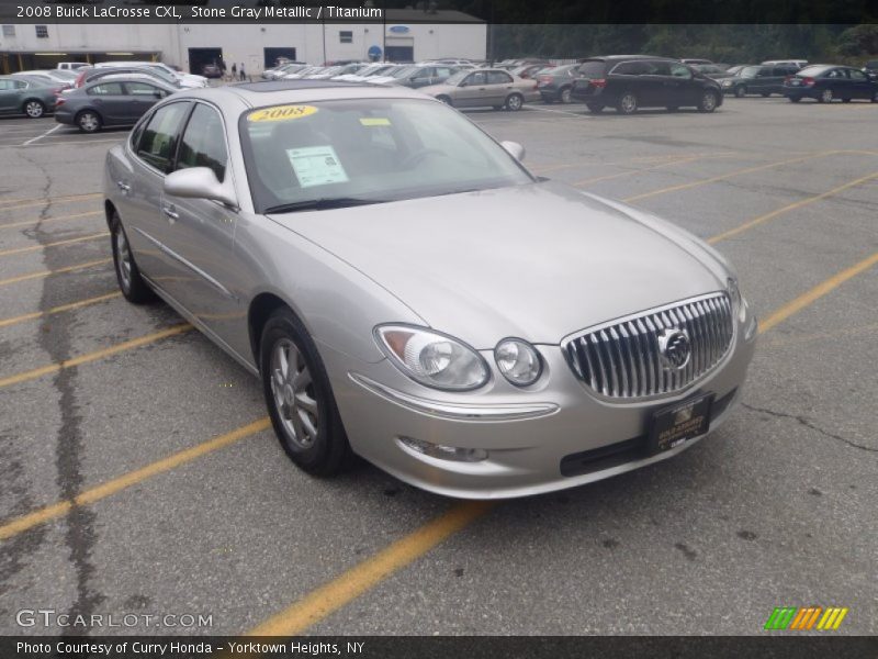 Stone Gray Metallic / Titanium 2008 Buick LaCrosse CXL