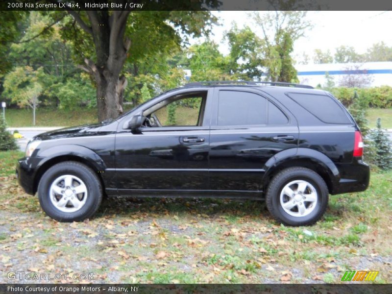 Midnight Blue / Gray 2008 Kia Sorento LX 4x4