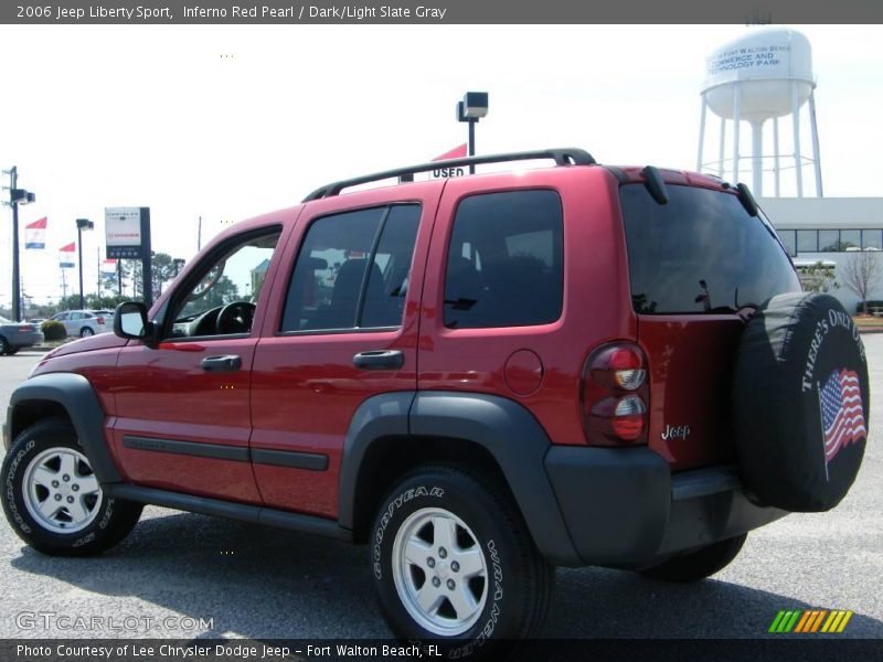 Inferno Red Pearl / Dark/Light Slate Gray 2006 Jeep Liberty Sport