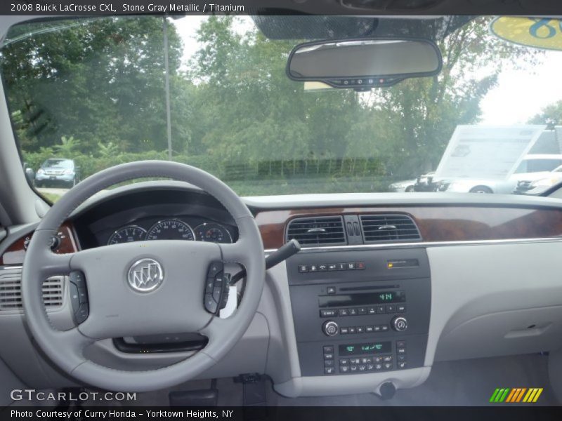 Stone Gray Metallic / Titanium 2008 Buick LaCrosse CXL