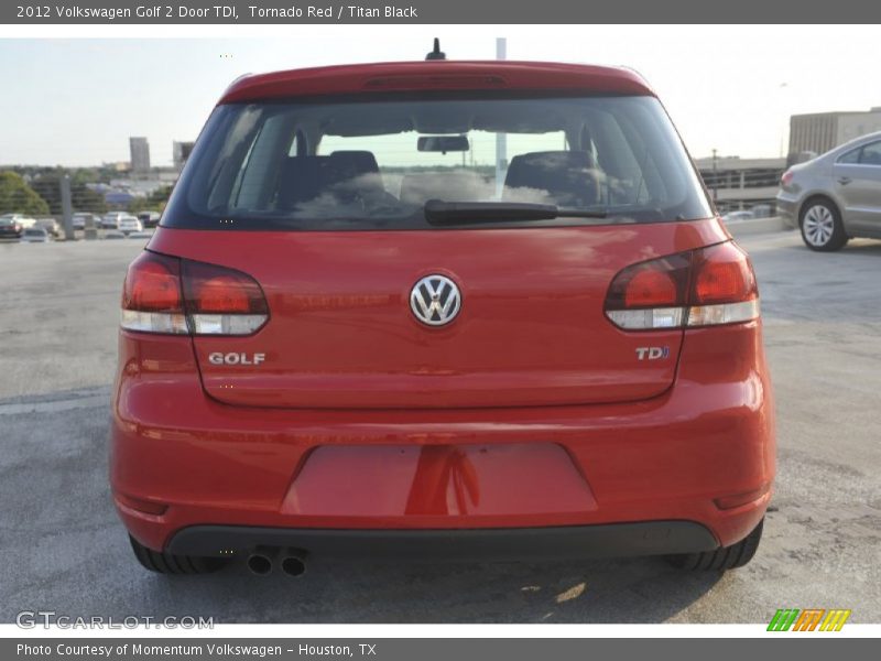 Tornado Red / Titan Black 2012 Volkswagen Golf 2 Door TDI