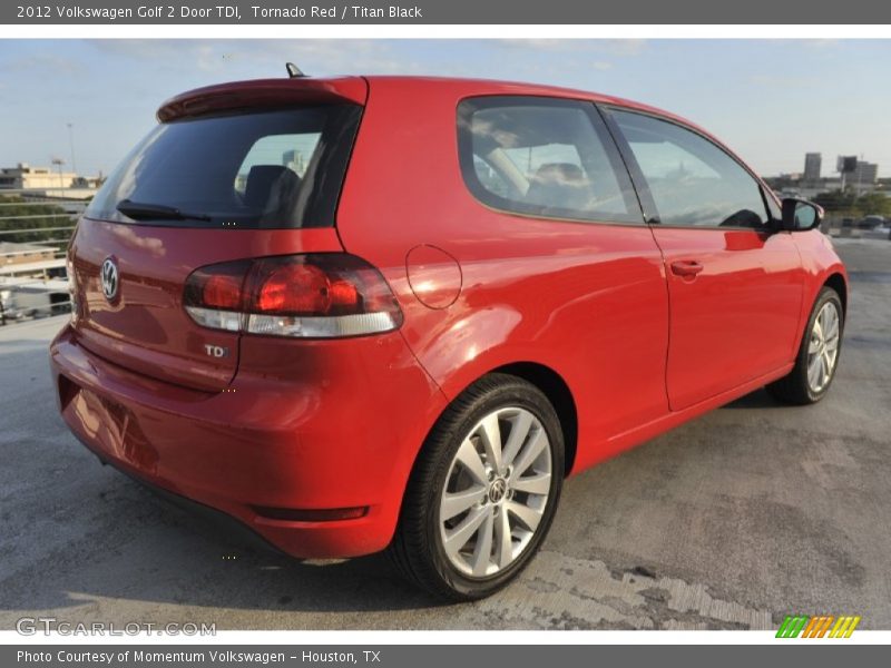 Tornado Red / Titan Black 2012 Volkswagen Golf 2 Door TDI