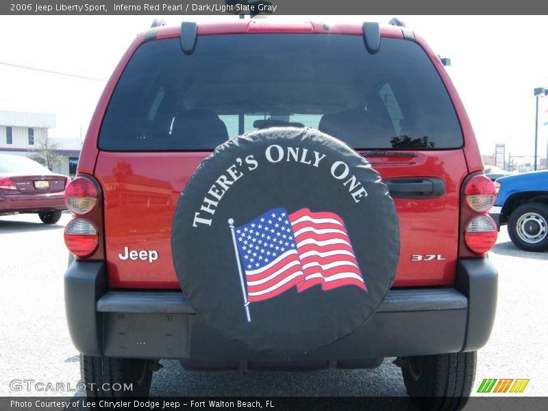 Inferno Red Pearl / Dark/Light Slate Gray 2006 Jeep Liberty Sport