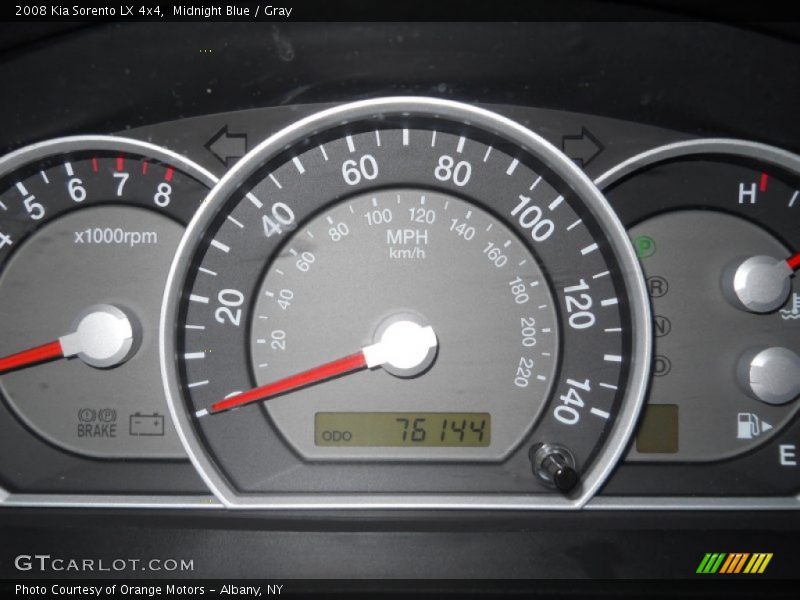Midnight Blue / Gray 2008 Kia Sorento LX 4x4