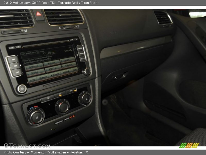 Tornado Red / Titan Black 2012 Volkswagen Golf 2 Door TDI