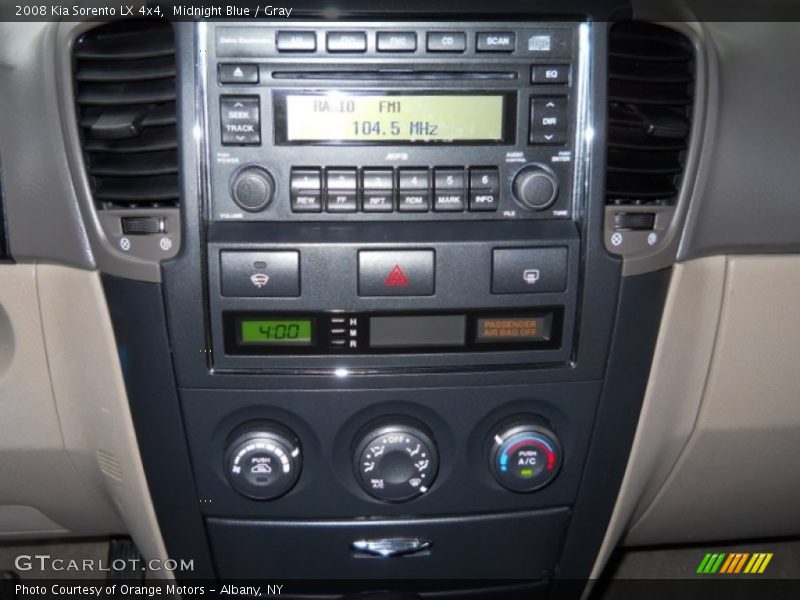 Midnight Blue / Gray 2008 Kia Sorento LX 4x4