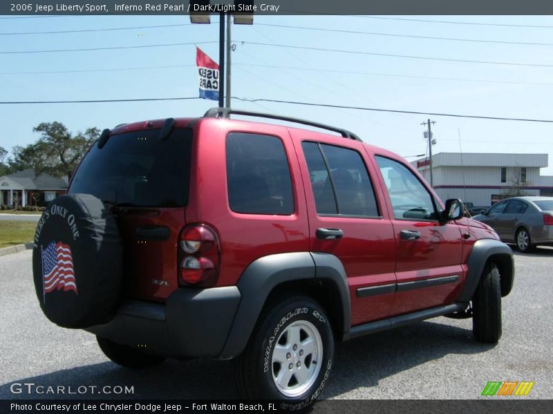 Inferno Red Pearl / Dark/Light Slate Gray 2006 Jeep Liberty Sport