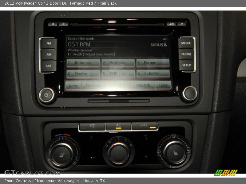 Tornado Red / Titan Black 2012 Volkswagen Golf 2 Door TDI