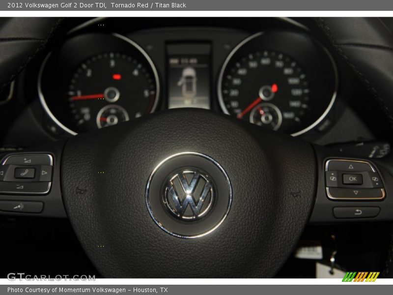 Tornado Red / Titan Black 2012 Volkswagen Golf 2 Door TDI