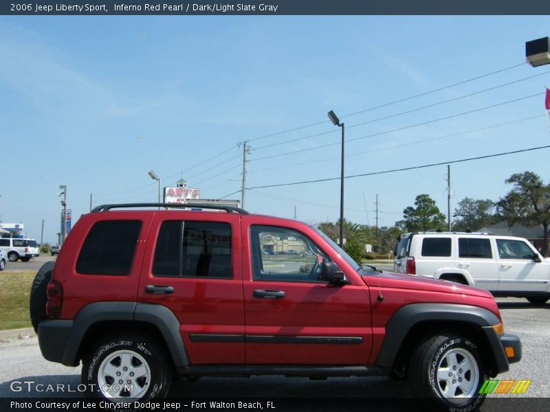 Inferno Red Pearl / Dark/Light Slate Gray 2006 Jeep Liberty Sport