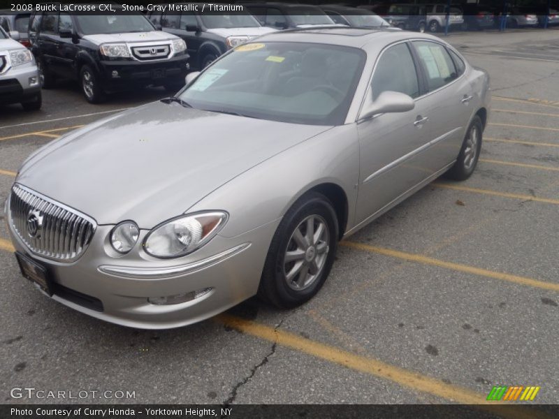 Stone Gray Metallic / Titanium 2008 Buick LaCrosse CXL