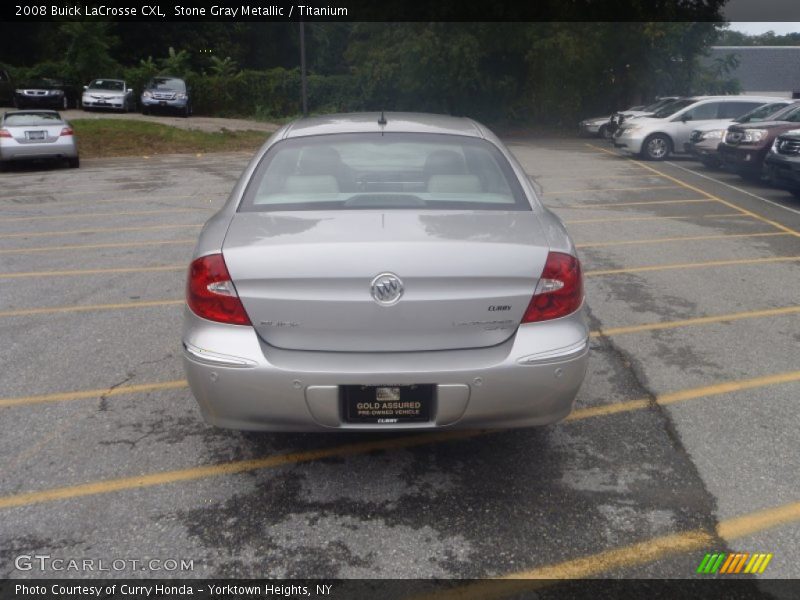 Stone Gray Metallic / Titanium 2008 Buick LaCrosse CXL