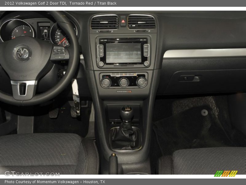 Tornado Red / Titan Black 2012 Volkswagen Golf 2 Door TDI