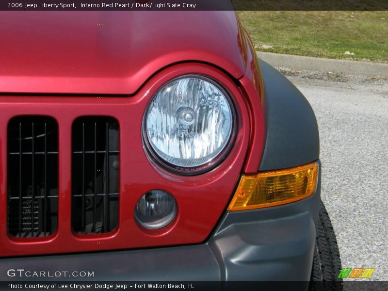 Inferno Red Pearl / Dark/Light Slate Gray 2006 Jeep Liberty Sport