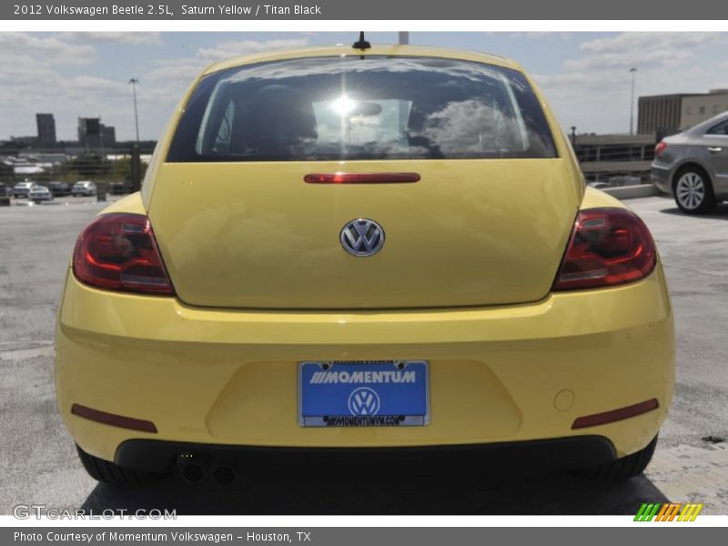 Saturn Yellow / Titan Black 2012 Volkswagen Beetle 2.5L