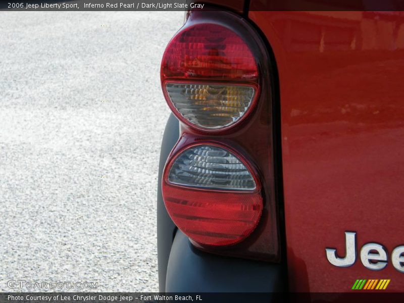 Inferno Red Pearl / Dark/Light Slate Gray 2006 Jeep Liberty Sport