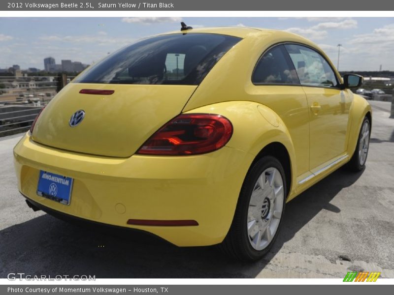 Saturn Yellow / Titan Black 2012 Volkswagen Beetle 2.5L