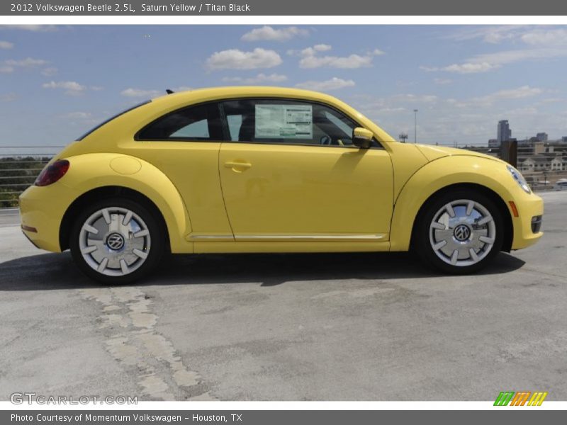  2012 Beetle 2.5L Saturn Yellow