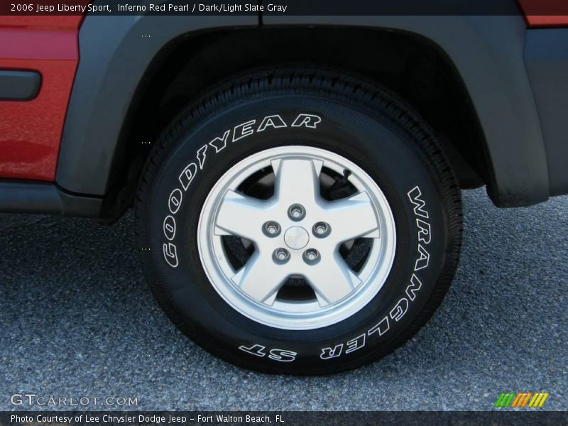 Inferno Red Pearl / Dark/Light Slate Gray 2006 Jeep Liberty Sport