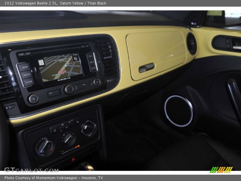 Saturn Yellow / Titan Black 2012 Volkswagen Beetle 2.5L