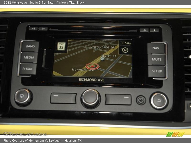 Saturn Yellow / Titan Black 2012 Volkswagen Beetle 2.5L