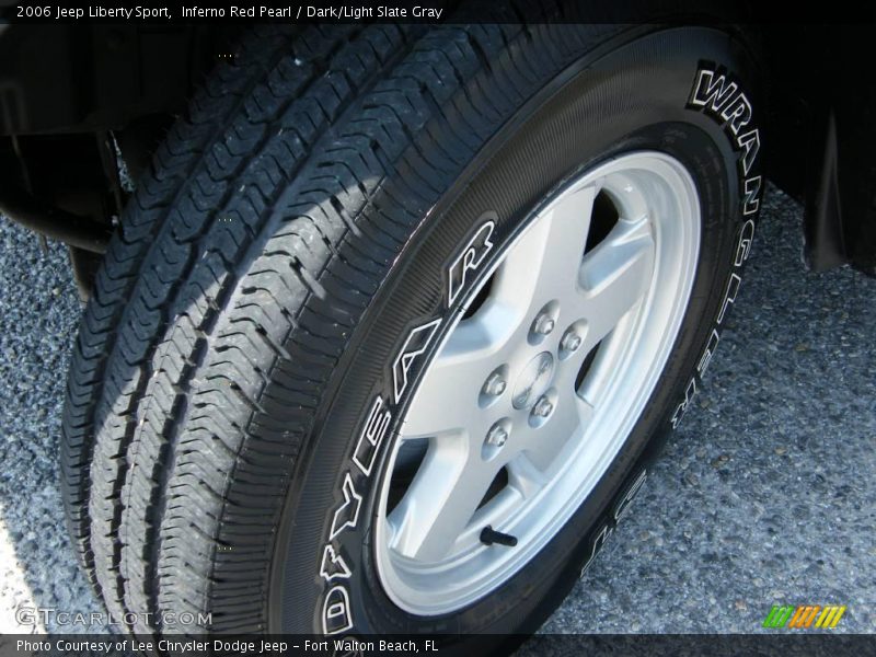 Inferno Red Pearl / Dark/Light Slate Gray 2006 Jeep Liberty Sport