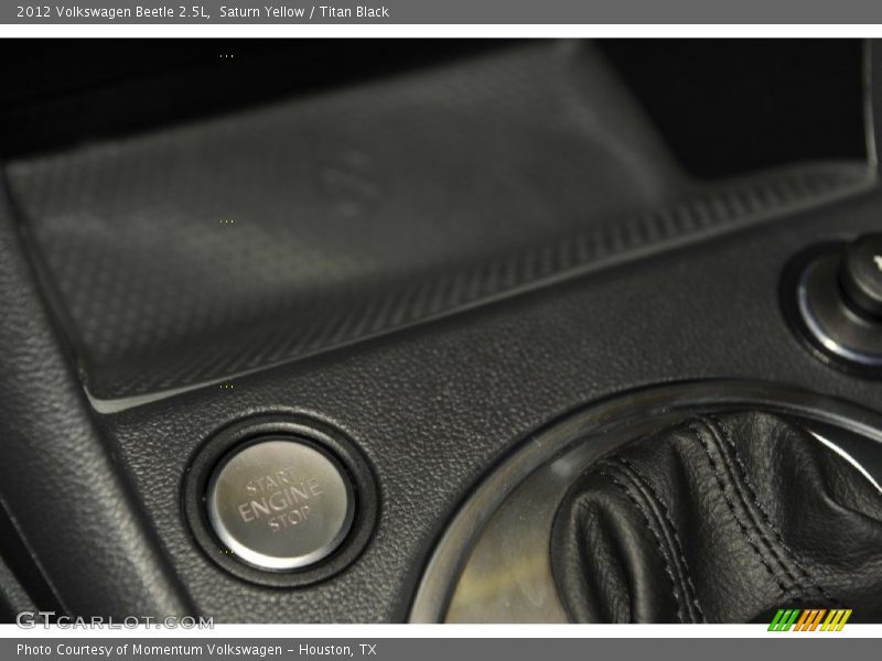 Saturn Yellow / Titan Black 2012 Volkswagen Beetle 2.5L