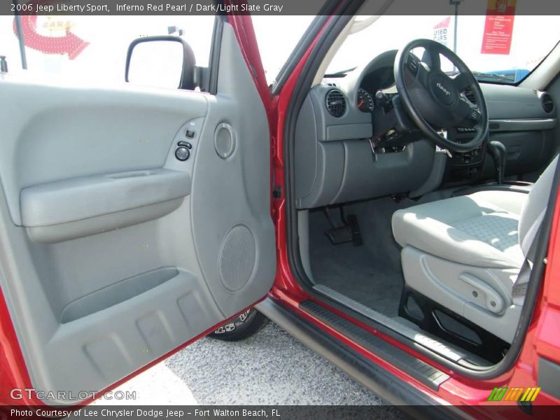Inferno Red Pearl / Dark/Light Slate Gray 2006 Jeep Liberty Sport