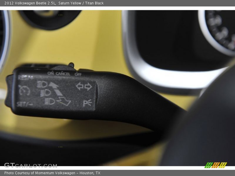 Saturn Yellow / Titan Black 2012 Volkswagen Beetle 2.5L