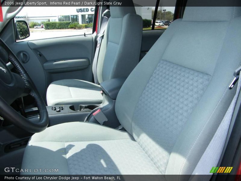 Inferno Red Pearl / Dark/Light Slate Gray 2006 Jeep Liberty Sport