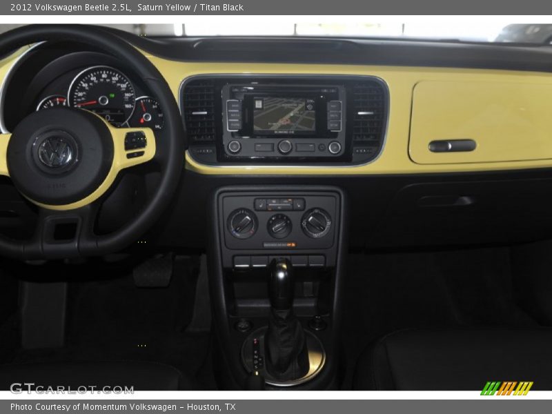 Saturn Yellow / Titan Black 2012 Volkswagen Beetle 2.5L