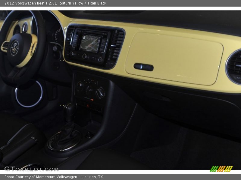 Saturn Yellow / Titan Black 2012 Volkswagen Beetle 2.5L