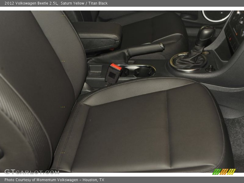 Saturn Yellow / Titan Black 2012 Volkswagen Beetle 2.5L