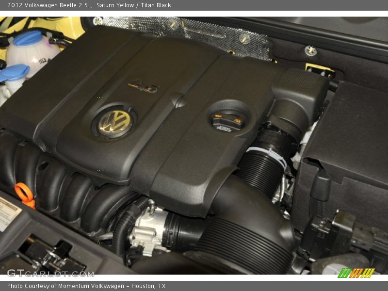 Saturn Yellow / Titan Black 2012 Volkswagen Beetle 2.5L