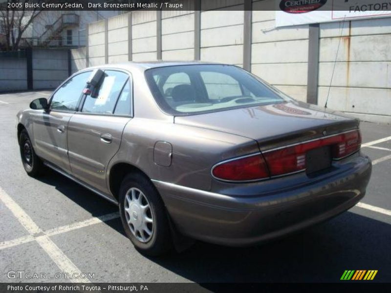 Dark Bronzemist Metallic / Taupe 2005 Buick Century Sedan