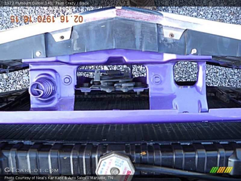 Plum Crazy / Black 1973 Plymouth Duster 340
