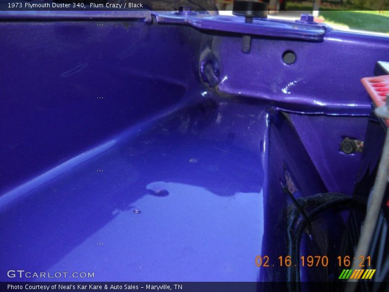 Plum Crazy / Black 1973 Plymouth Duster 340