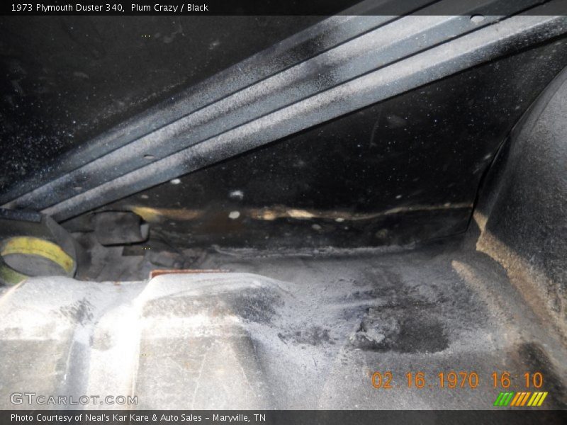 Plum Crazy / Black 1973 Plymouth Duster 340