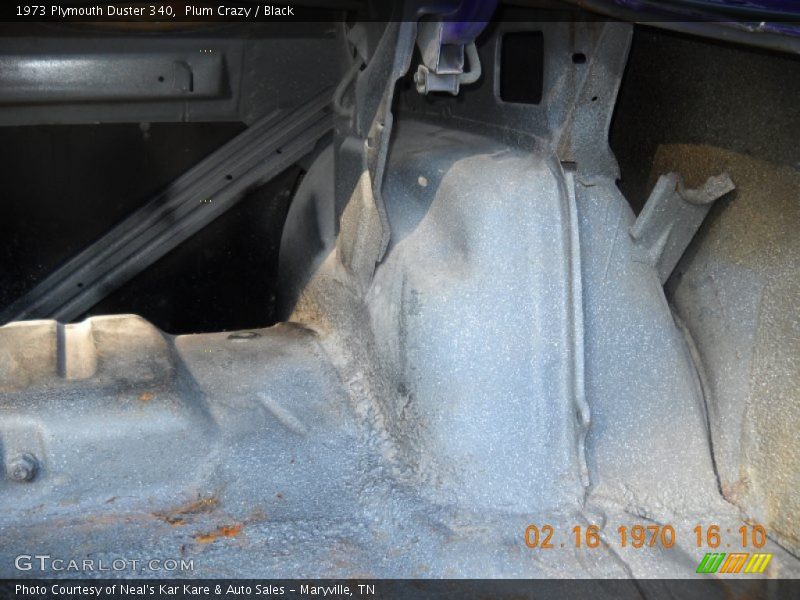 Plum Crazy / Black 1973 Plymouth Duster 340