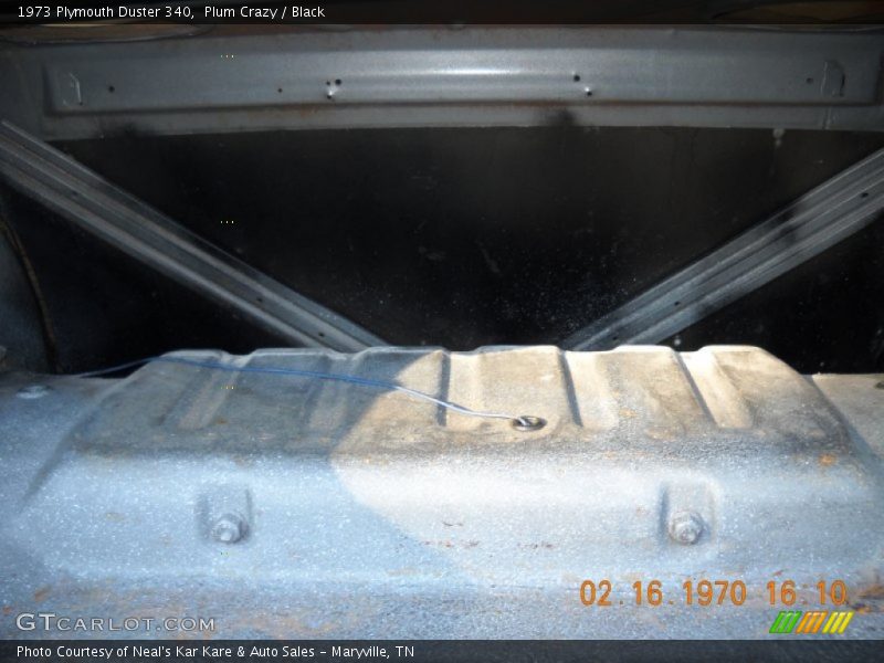 Plum Crazy / Black 1973 Plymouth Duster 340