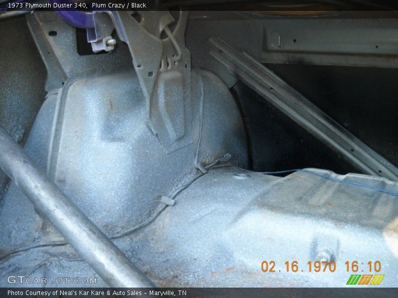 Plum Crazy / Black 1973 Plymouth Duster 340